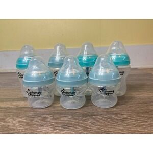 Tommee Tippee Anti-Colic Blue‎ Lot Set Baby Bottles (Set of 7)